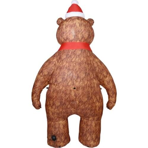 Inflatable Bear Doll Christmas Decorations For Home Outdoor Blow Up Durable Anime Cosplay Model For Indoor Decoration CW Ideal