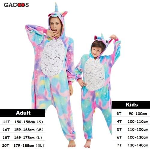 Winter Flannel Pajamas Onesies Homewear For Boys Girls Winter Sleepwear Adult Animal Stitch Panda Pijamas Hoodies Cartoon Pajama