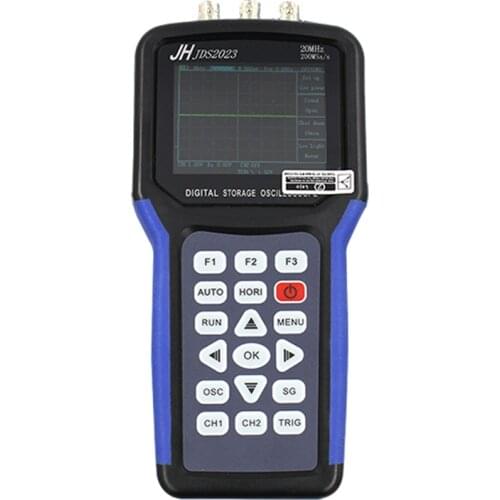 JINHAN JDS2023 Handheld Oscilloscope portable Oscilloscope 20MHz 1 channels Digital Storage dual channels 200M Sa/s