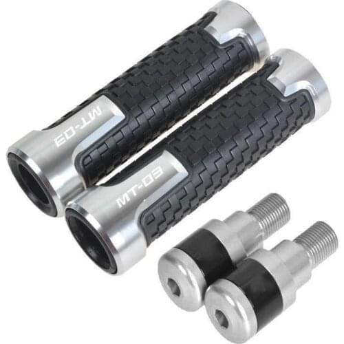 Applicable to Yamaha MT03 MT-03 Motorcycle modification accessories Handle Cover Hand Grip Gel Plug Aluminum alloy Multicolor