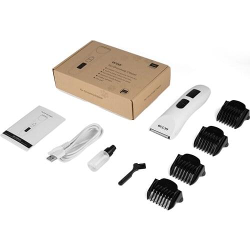Professional Low Noise Rechargeable Cordless Pet Dogs and Cats Electric Grooming Clippers Trimming Kit Set with 4 Combs