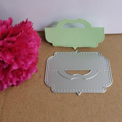 Handbag cutting products Metal cutting Die template for scrapbook Card album making DIY process Die cutting