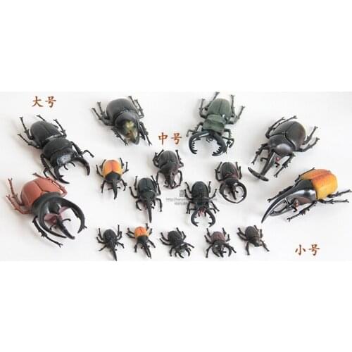 Co-friendly plastic simulation model insect large pocket Hercules Ares model toy 16pCS/lot