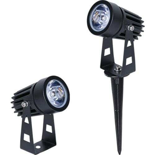 1W 3W LED Garden lighting Outdoor Spike Lawn Lamp Waterproof Lighting Led Light Garden Path Spotlights AC110V 220V DC12V