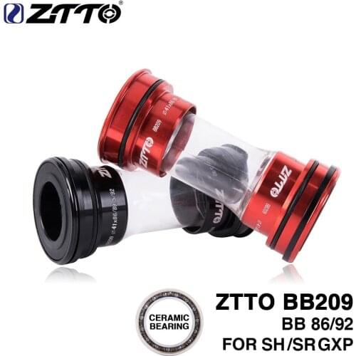 ZTTO Ceramic BB209 Bottom Brackets for BB92 BB90 BB86 Frame Compatible Road Bike MTB 24mm 22mm GXP crankset Universal