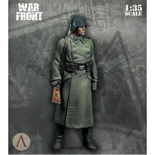 1/35 Figures Resin Soldier German Model Kits Colorless and self-assembled DE-01