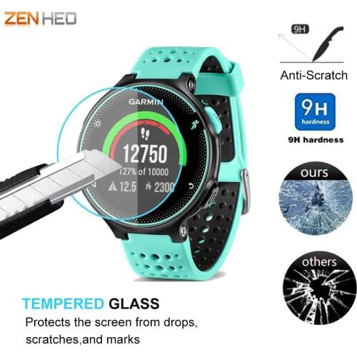 4Pcs Tempered Glass Protective Film For Garmin Forerunner 220 230 235 620 630 Watch Screen Protector Film