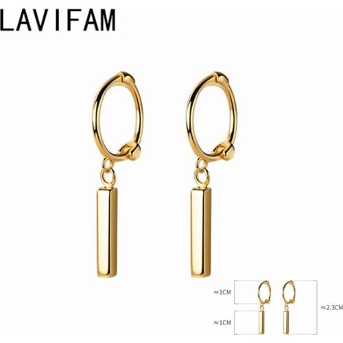 925 Sterling Silver Small Hoop Earrings For Women Ear Bone Buckle Round Circle One Stick Bar Earrings Hoops Ear Rings Jewelry