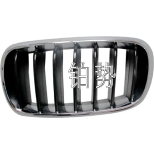 Car Decorative grille Standard Left 2015-b mwX6 F16 X6 30dX X6 35iX X6 35i 28iX front mid-net semi-plated L front bumper grille
