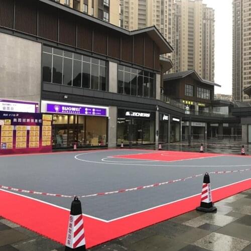 Beable Outdoor Interlocking Multi Sports Court Flooring 3-on-3 Basketball PP Home Use Sports Tiles Supplier