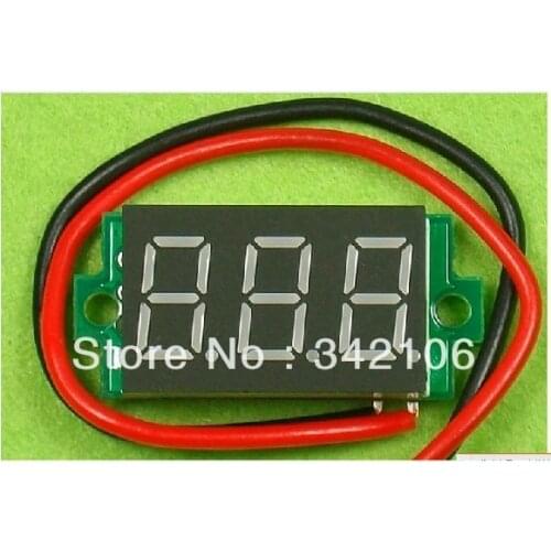 Free Shipping! STM8S003 master! With reverse polarity protection \ 3.2 ~ 30V (two lines) digital digital voltmeter