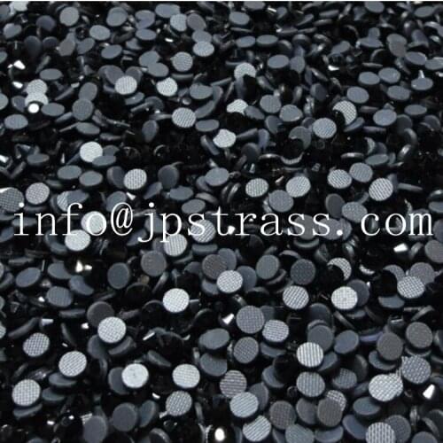 Shiny stones of dmc world hot -fix crystal for clothing ss10 jet black color with 1440 pcs per pack ;free shipping of dmc