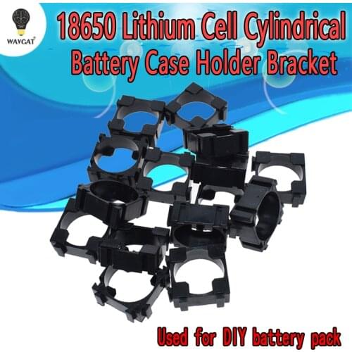 20PCS 18650 Lithium Cell Cylindrical Battery Case Holder Bracket for DIY Battery Pack 18650 li-ion holder Safety anti vibration