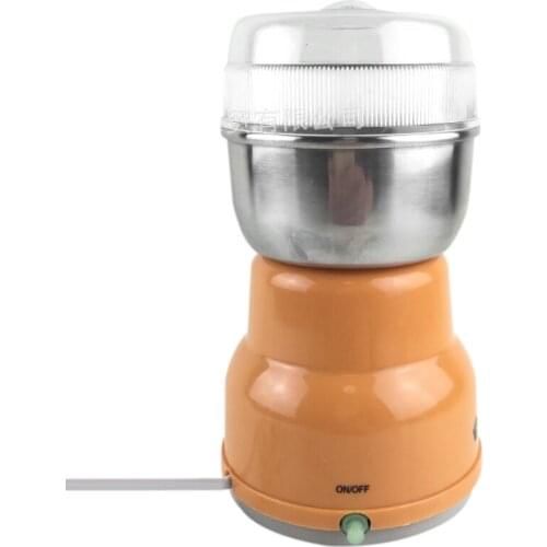 Electric Stainless Steel Coffee Bean Grinder Home Milling Machine Kitchen 220V