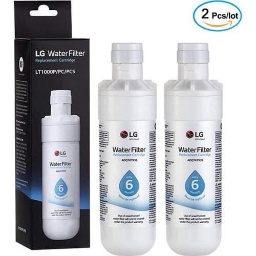 2 pack Replace LG LT1000P, ADQ74793501, ADQ74793502, MDJ64844601, Kenmore 46-9980, 9980 refrigerator filter