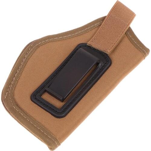 Holster Concealed Soft Comfort Nylon Metal Clip Tactical Waist Hand Type Revolver Glock Colt Sleeve Right