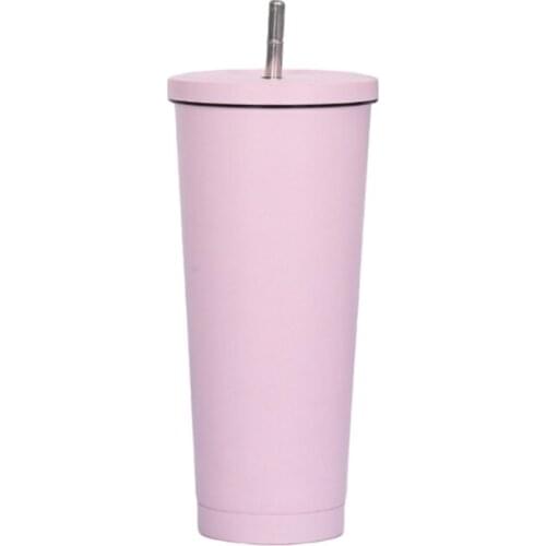 BPA Free Stainless Steel Cup 25oz Travel Tumbler Double Vacuum Anti-Leak Coffee Mug with Straw Drinking Cup