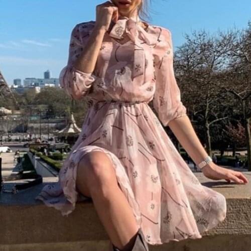 LIBERJOG Summer Dresses With Sleeves