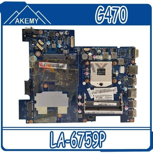 11013568 Laptop motherboard For Lenovo G470 HM65 Notebook Mainboard PIWG1 LA-6759P