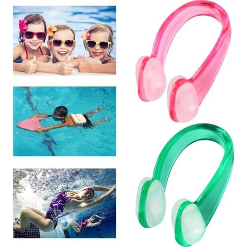 Unisex Nose Clip Earbuds Set Small Size Waterproof Swimming Soft Silicone Nose Clip Ear Plugs Set Swimmer For Kids Adults