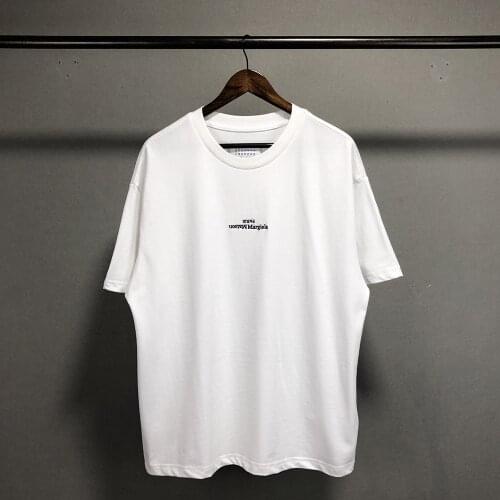 American Famous Streetwear Brand MM6 Number Print Letter Logo Men Women Tee Oversized T-shirts Summer Clothes For Couples