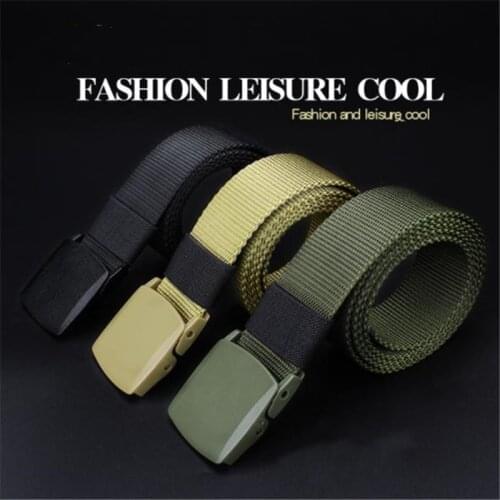 2020 New Arrival Sale Outdoor Army Tactical Belt Military Nylon Belts Mens Waist Strap With Buckle Rappelling Black Color