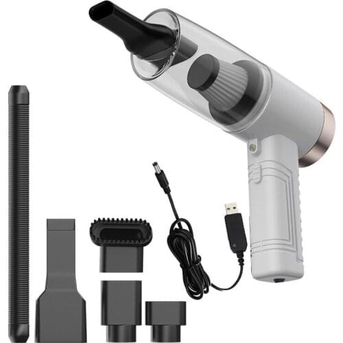 New Type 3 In 1 Vacuum Cleaner For Vehicle Dry Wet Strong Suction Small Wireless Car Vacuum Cleaner With High Power Of Fragrance