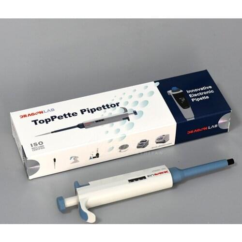 1pcs dragon lab single channel manual adjustable toppette pipette pipettor