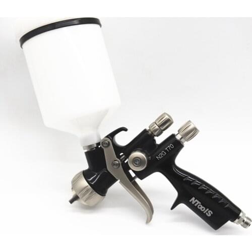 LVLP Spray Gun With Pps Tank And adpater Spray Gun Paint Gun Water Based Air Spray Gun Car Painting Gun Airbrush