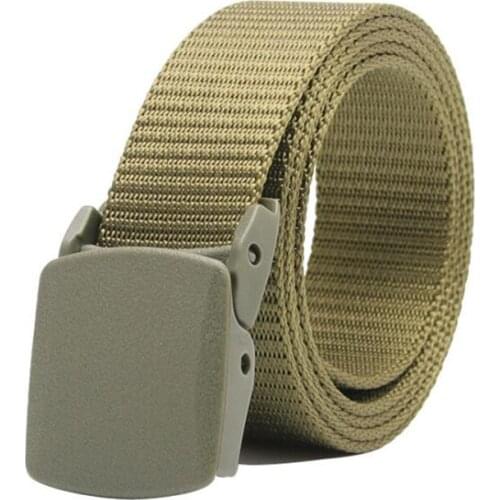 Military Outdoor Tactical Mens Belt Canvas Belt Army Style Casual Cinturon Male Luxury Ceinture PJ077