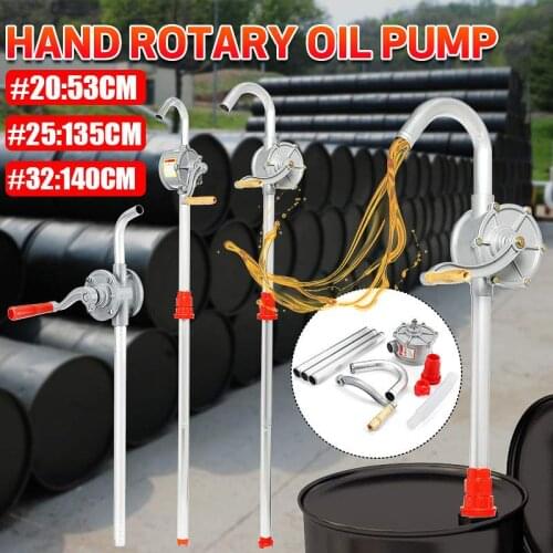 3 Types Manual Pump Heavy Drum Rotary Oil Fuel Barrel Heavy Duty Pump Diesels Fuel Oil Gas Transfer Tool Oil Diesels Fuel Pump