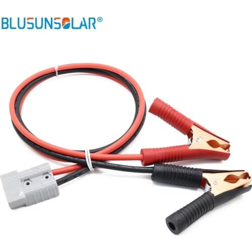 SB50A 600V Connector with 10m 2*4mm2 solar cable with alligator clip to connect portable solar panel and solar battery
