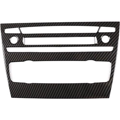 Carbon Fiber Styling Car Center Control Volume Air Conditioning Knob Frame Cover Trim for -BMW 3 Series E90 2005 - 2012