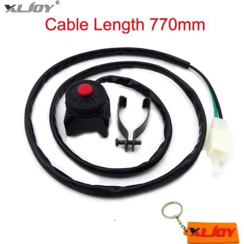 XLJOY Universal Button Kill Switch For 50cc-160cc SDG SSR Thumpstar YCF CRF XR 50 TTR PitsterPro Pit Dirt Bike