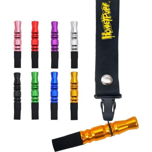 1Pc Hookah Mouthpiece Stainless Steel With Hang Rope Strap Mouth Tips Shisha Chicha Cigarette Accessories Narguile Tobacco Pipe