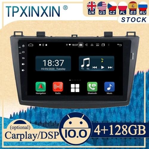 10.0 PX6 For Mazda 3 2010-2012 Android Car Stereo Car Radio with Screen 2 DIN Radio DVD Player Car GPS Navigation Head Unit