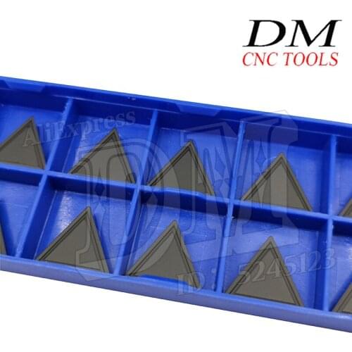 10PCS TPMR160304 YBC252 Triangular Carbide Milling Blade CNC Lathe Milling Blade For Machining Steel Parts Lathe Accessories