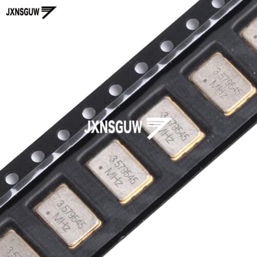 10PCS SMD active crystal oscillator 7050 3.579545MHz 25PPM 3.3V 5*7mm 4-pin resonator