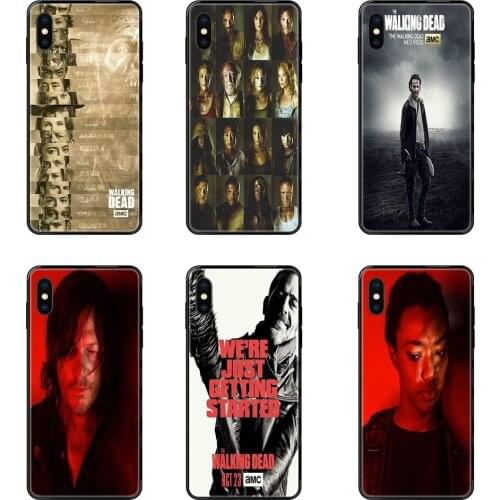 The Walking Dead Season Hard Silicone Art Diy Luxury Black Soft Phone Case Clear For Redmi Note 4 5 5A 6 7 8 8T 9 9S Pro Max