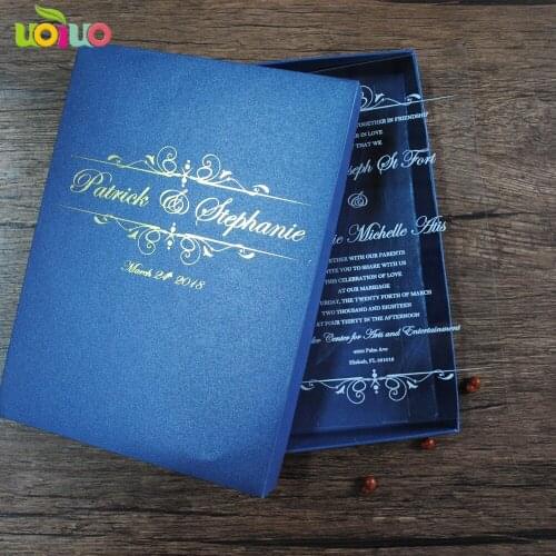 Hot sale custom printing acrylic cards with blank boxes(logo and ribbon on the boxes need extra cost)