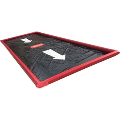 12*4m High Quality Giant Commercial Home Use PVC Water Containment Collector Mats Portable Inflatable Car Wash Cleaning Mat