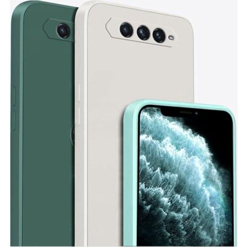 New Original Square Liquid Silicone Soft TPU Shockproof Case for Black Shark 4 Pro 3 3S Couqe Fundas