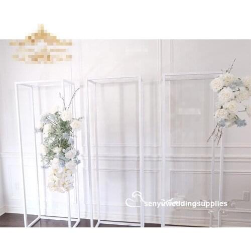 New style hot white iron backdrop uising in wedding decoration senyu1902