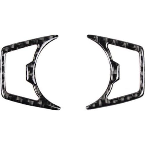 Fit for Ford Mustang 2015-2017 Carbon Fiber Headlight Switch Frame Cover Decoration Interior modification car accessories