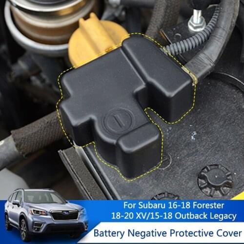 QHCP Engine Battery Dustproof Negative Electrode Waterproof Protective Cover For Subaru Forester16-18 XV18-20 OutbackLegacy15-18