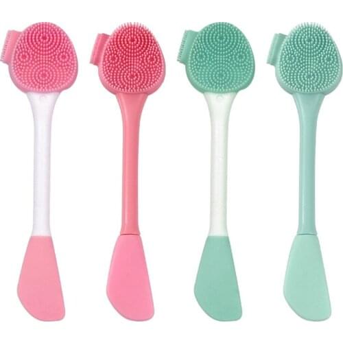 Silicone Facial Cleansing Brush Massage Silicone Soft Wash Brush Face Deep Clean Cosmetic Beauty Skin Care Tools Makeup Brush