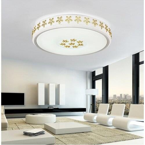 LED ceiling lamp water crystal Bauhinia home living room bedroom study dining room aisle bedroom balcony Ceiling light 110-240V