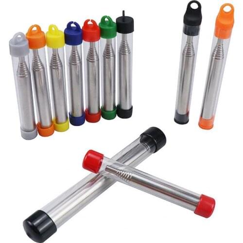 Outdoor Cooking Blow Fire Tube 304 Stainless Steel Fire Starter Tube Portable Camping Fire Pipe Blowing Fire Stick Outdoor Tool