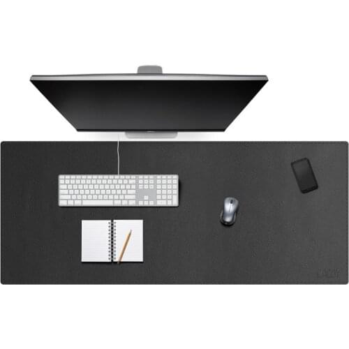 130x60cm waterproof Desk Pad Protecter, PU Leather Mouse Keyboard Desk Mat with Comfortable Writing Surface,oversized desk mat