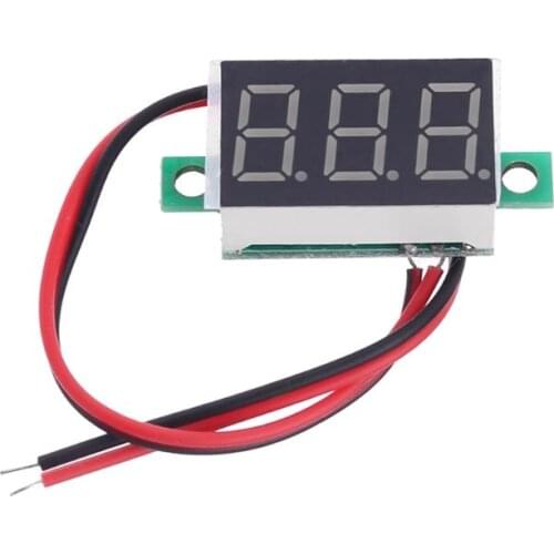 0.36" Digital Voltmeter DC 4.5-30V 2 Wires Red LED Display Panel Voltage Meter